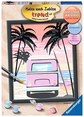 Produktbild: Ravensburger Malen nach Zahlen 20070 – Beach Life – ab 12 Jahren
