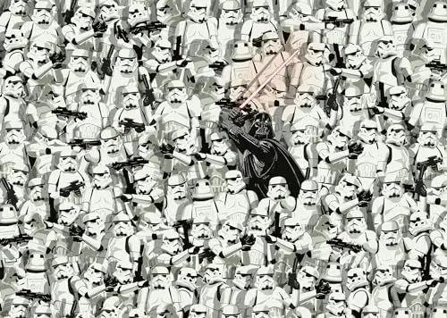 Produktbild: Ravensburger Puzzle 1000 Teile, Challenge Star Wars - Darth Vader und Seine Klonkrieger als herausforderndes Puzzle für Erwachsene und Kinder ab 14 Jahren, Weiß, 27 x 20