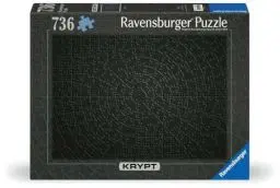 Produktbild: Ravensburger Puzzle 12000054 - Krypt Puzzle Schwarz - 736 Teile Puzzle für Erwachsene und Kinder ab 14 Jahren, Einfarbiges Puzzle, schweres Puzzle
