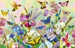Produktbild: Ravensburger Puzzle 12000767 - Flowery meadow - 200 Teile Puzzle für Erwachsene und Kinder ab 8 Jahren, Kleines Puzzle, Blau
