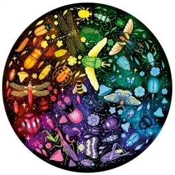 Produktbild: Ravensburger Puzzle 12000820 - Circle of Colors, Insekten - 500 Teile Puzzle für Erwachsene und Kinder ab 12 Jahren, Rundes Puzzle