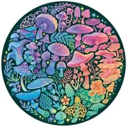 Produktbild: Ravensburger Puzzle 12000822 - Circle of Colors, Mushrooms - 500 Teile Puzzle für Erwachsene und Kinder ab 12 Jahren, Rundes Puzzle