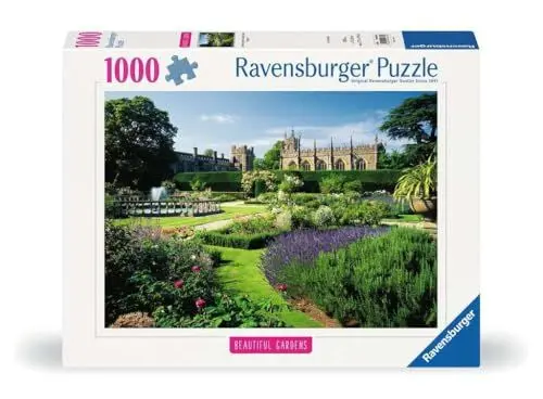 Produktbild: Ravensburger Puzzle 12000848 - Beautiful Gardens, Queen's Garden, Sudeley Castle, England - 1000 Teile Puzzle für Erwachsene und Kinder ab 14 Jahren, Puzzle mit Garten und Pflanzen Motiv