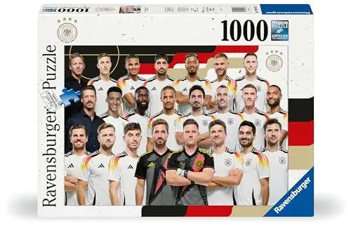 Produktbild: Ravensburger Puzzle 12001033 - Nationalmannschaft DFB 2024 - 1000 Teile Puzzle für Erwachsene und Kinder ab 14 Jahren, Fußball Puzzle, Fußball Geschenke