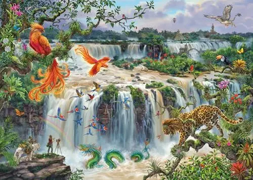 Produktbild: Ravensburger Puzzle 12001090 - Fantastischer Wasserfall von Iguazú - 1000 Teile Puzzle für Erwachsene und Kinder ab 14 Jahren, Landschafts-Puzzle