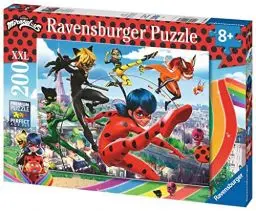 Produktbild: Ravensburger Puzzle 12998 - Superhelden-Power - 200 Teile XXL Miraculous Puzzle für Kinder ab 8 Jahren