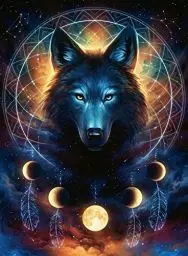 Produktbild: Ravensburger Puzzle 13970 - Leuchtender Wolf - 500 Teile Puzzle für Erwachsene und Kinder ab 10 Jahren, Leuchtpuzzle mit Wolf-Motiv, Leuchtet im Dunkeln
