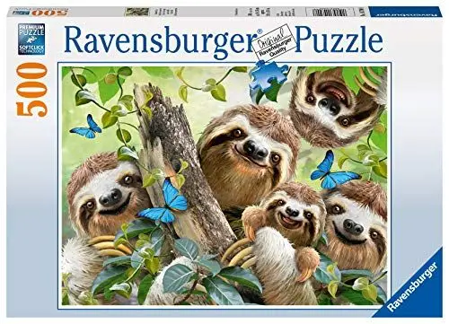 Produktbild: Ravensburger Puzzle 14790 - Faultier Selfie - 500 Teile Puzzle für Erwachsene und Kinder ab 10 Jahren, Puzzle mit Tier-Motiv