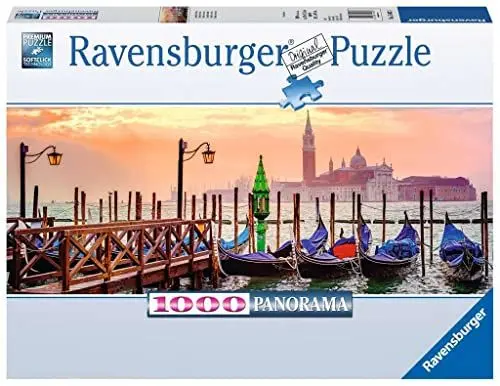 Produktbild: Ravensburger Puzzle 15082 - Gondeln in Venedig - 1000 Teile Puzzle für Erwachsene und Kinder ab 14 Jahren, Puzzle im Panorama-Format