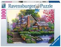 Produktbild: Ravensburger Puzzle 15184 - Romantisches Cottage - 1000 Teile Puzzle für Erwachsene und Kinder ab 14 Jahren
