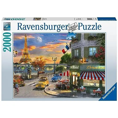 Produktbild: Ravensburger Puzzle 16716 - Romantische Abendstunde in Paris - 2000 Teile Puzzle für Erwachsene und Kinder ab 14 Jahren
