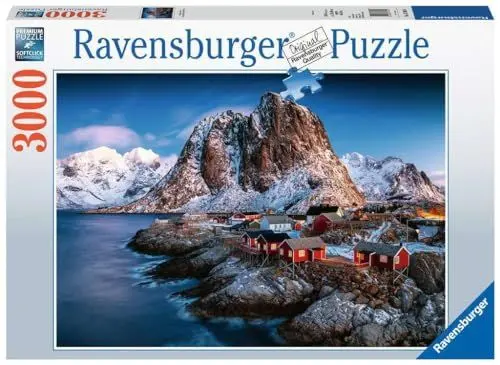 Produktbild: Ravensburger Puzzle 17081 - Hamnoy, Lofoten - 3000 Teile Puzzle für Erwachsene und Kinder ab 14 Jahren, Puzzle mit Landschafts-Motiv von Norwegen