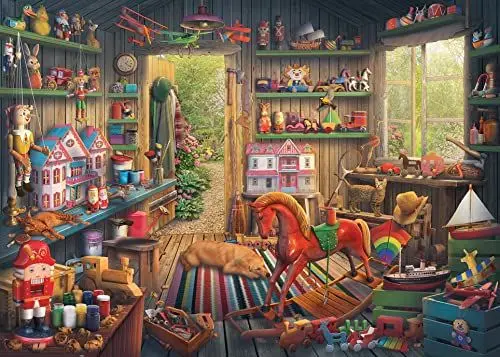 Produktbild: Ravensburger Puzzle 17084 Spielzeug von damals 1000 Teile Puzzle