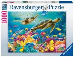 Produktbild: Ravensburger Puzzle 17085 Blaue Unterwasserwelt 1000 Teile Puzzle, Blau