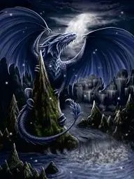 Produktbild: Ravensburger Puzzle 17105 - Der Schwarzblaue Drache - 1500 Teile Puzzle für Erwachsene und Kinder ab 14 Jahren - Fantasy-Puzzle