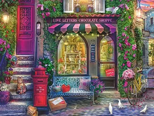 Produktbild: Ravensburger Puzzle 17136 - Liebesbriefe und Schokolade - 1500 Teile Puzzle für Erwachsene und Kinder ab 14 Jahren