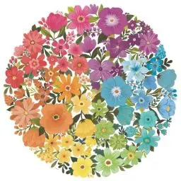 Produktbild: Ravensburger Puzzle 17167 Circle of Colors - Flowers 500 Teile Puzzle