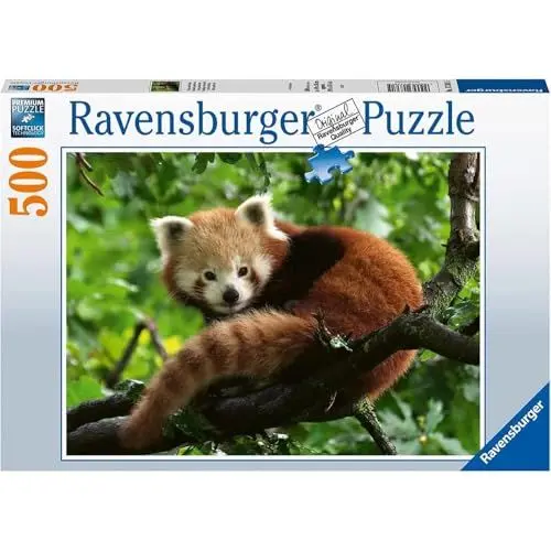 Produktbild: Ravensburger Puzzle 17381 Süßer roter Panda - 500 Teile Puzzle für Erwachsene und Kinder ab 12 Jahren