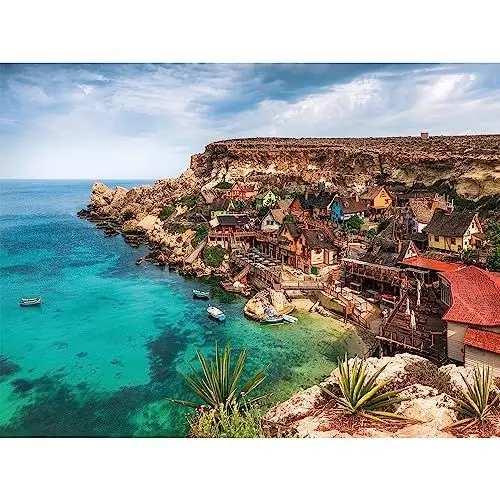 Produktbild: Ravensburger Puzzle 17436 Popey Village, Malta - 1500 Teile Puzzle für Erwachsene und Kinder ab 14 Jahren