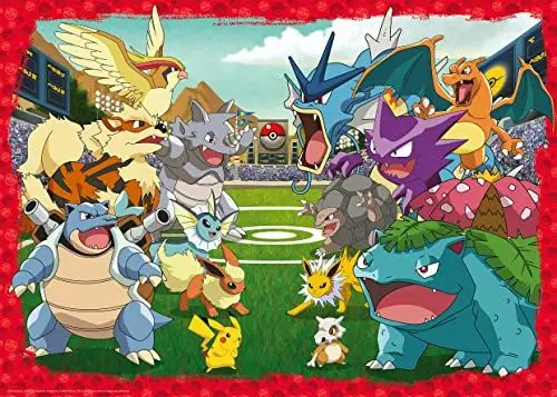 Produktbild: Ravensburger Puzzle 17453 - Pokémon Kräftemessen - 1000 Teile Pokémon Puzzle für Erwachsene und Kinder ab 14 Jahren