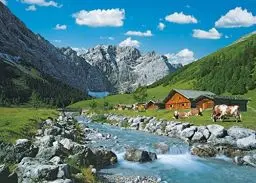 Produktbild: Ravensburger Puzzle 19216 - Krawendelgebirge in Österreich - 1000 Teile Puzzle für Erwachsene und Kinder ab 14 Jahren, Landschafts-Puzzle mit Österreich-Motiv
