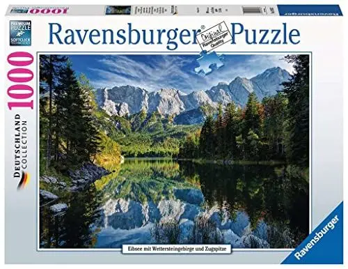 Produktbild: Ravensburger Puzzle 19367 - Eibsee mit Wettersteingebirge - 1000 Teile Puzzle für Erwachsene und Kinder ab 14 Jahren, Puzzle mit Alpen-Motiv