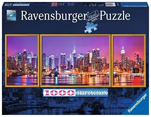 Produktbild: Ravensburger Puzzle 19792 - New York - 1000 Teile Puzzle für Erwachsene und Kinder ab 14 Jahren, Triptychon Puzzle bestehend aus 3 Teilen