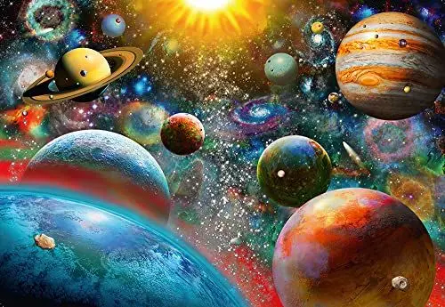 Produktbild: Ravensburger Puzzle 19858 - Planeten - 1000 Teile Puzzle für Erwachsene und Kinder ab 14 Jahren, Puzzle mit Weltall-Motiv