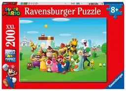 Produktbild: Ravensburger Kinderpuzzle 12993 - Super Mario Abenteuer - 300 Teile XXL Kinderpuzzle für alle Super Mario-Fans, Puzzle mit Mario, Peach, Donkey Kong und Co