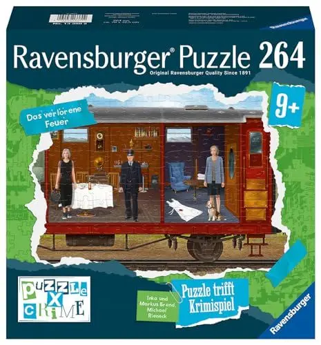 Produktbild: Ravensburger Puzzle X Crime - Das verlorene Feuer - 264 Teile Puzzle-Krimispiel für 1-4 Junge Detektive ab 9 Jahren