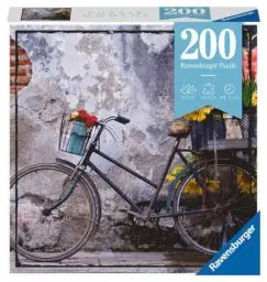 Produktbild: Ravensburger Puzzle - Bicycle - 200 Teile Puzzle Moment, Blau