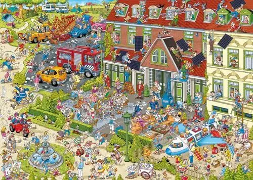 Produktbild: Ravensburger Puzzle - Ray's Comic Series: Holiday Resort 2 - The Hotel - 1000 Teile Comic-Puzzle, ab 14 Jahre