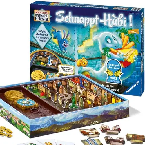Produktbild: Ravensburger Schnappt Hubi, Gesellschafts- und Familienspiel, für Kinder und Erwachsene, Spiel des Jahres für 2-4 Spieler, Spiel ab 5 Jahren - Geburtstagsgeschenke