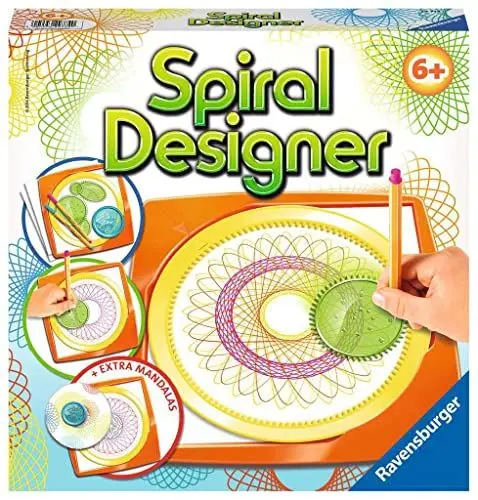 Produktbild: Ravensburger Spiral-Designer, Zeichnen Lernen für Kinder ab 6 Jahren, Kreatives Zeichen-Set für farbenfrohe Spiralbilder und Mandalas