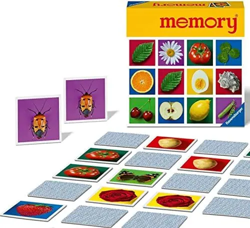 Produktbild: Ravensburger - 20889 - Ravensburger Classic Memory®, Neuauflage des Spieleklassikers aus dem Jahr 1969, Merkspiel für 2-8 Spieler ab 6 Jahren