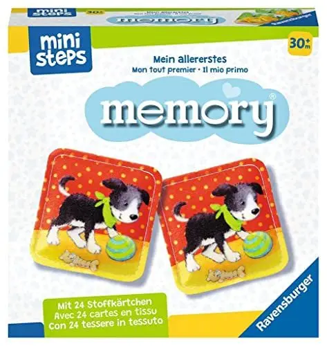Produktbild: Ravensburger ministeps 4176 Mein allererstes Memory, Kinderspiel mit Stoffkarten, Spielzeug ab 2,5 Jahre