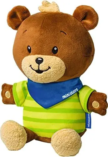 Produktbild: Ravensburger ministeps 4560 Kuschelbär Butz, schmuseweiches Kuscheltier zum Spielen, Schlafen und Liebhaben, 25 cm, Baby Spielzeug ab 0 Monate