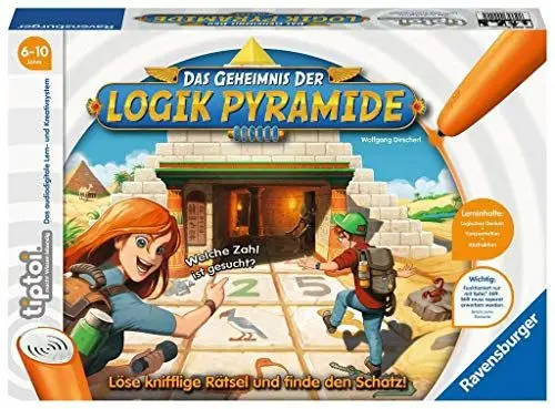 Produktbild: Ravensburger tiptoi 00042 - Das Geheimnis der Logik-Pyramide/Lernspiel ab 6 Jahren/Löse knifflige Rätsel und finde den Schatz!