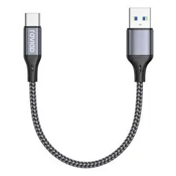 Produktbild: RAVIAD USB Typ C Kabel Kurz 0.3M, USB C Ladekabel QC 3.0 USB 3.0 Schnelles Aufladen und Synchronisation USB C Kabel Kompatibel für iPhone 15 Pro, Samsung Galaxy S24 S23 S22 S21 S20 Note 10, Huawei P60