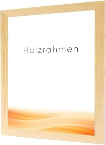 Produktbild: RAWWEST.BIS Holz Bilderrahmen 30x45cm Plakatrahmen Holz rahmen mit Acrylglas Rahmen aus Holz für Bilder Poster Fotos und für Puzze Posterrahmen Fotorahmen Kiefer