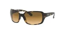 Produktbild: Ray-Ban Damen Rb4068 Sonnenbrille, Braun (Gestell: Braun (Shiny Havana), Gläserfarbe: Braun Verlauf 710/51), Large (Herstellergröße: 60) EU
