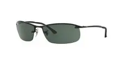 Produktbild: Ray-Ban Damen Top Bar Sonnenbrille, Schwarz (Gestell: Schwarz, Gläserfarbe: Grün Klassisch 006/71), Large (Herstellergröße: 63) EU