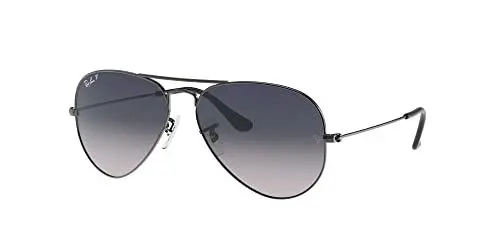 Produktbild: Ray-Ban Herren Aviator Brillengestelle, Grau (004/78), 62 mm EU