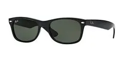 Produktbild: Ray-Ban Herren New Wayfarer Sonnenbrille, Schwarz, L EU