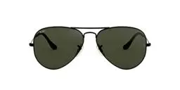 Produktbild: Ray-Ban MOD. 3025 Sonnenbrille Aviator Sonnenbrille 58, Schwarz(Gestell:Schwarz L2823,Gläser: Grau Grün)