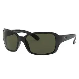 Produktbild: Ray-Ban RB4068 Black/Crystal Green G15 Sunglasses (RB4068-601-60-17-130)