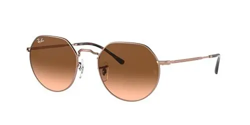 Produktbild: Ray-Ban Rb3565 Jack Runde Sonnenbrille, Kupfer/Rosa Farbverlauf Braun