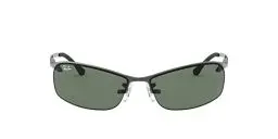 Produktbild: Ray-Ban Unisex Top Bar Sonnenbrille, Grau (Gestell: Gunmetal, Gläserfarbe: Grün Klassisch 004/71), Large (Herstellergröße: 63) EU
