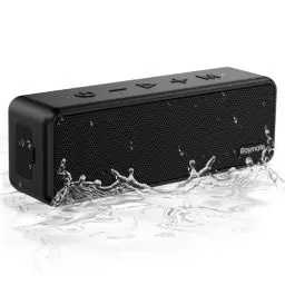 Produktbild: Raymate Bluetooth Lautsprecher, Kabellose Musikbox mit 20W Dual-Bass, IPX7 Wasserdicht, TWS-Funktion, 15 Stunden Akku – Tragbarer Lautsprecher für Outdoor und Zuhause