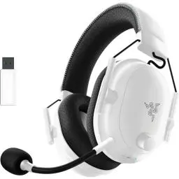 Produktbild: Razer BlackShark V2 Pro - Kabelloses Premium-Esports-Headset (HyperSpeed Wireless Technologie, Triforce Titanium 50mm Treiber, HyperClear Supercardioid Mikrofon) Weiß